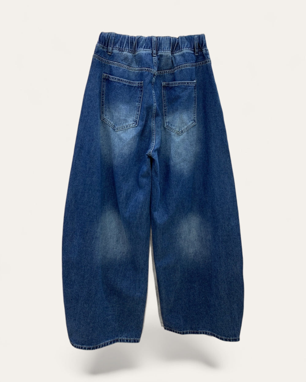 Studded Pocket Drawstring Jeans - Zilvina
