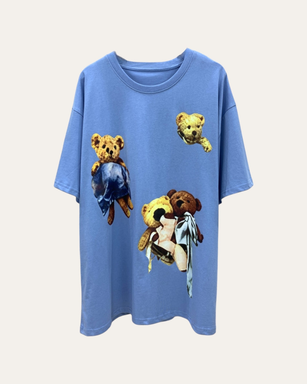 Teddy Graphic Oversized Tee - Zilvina