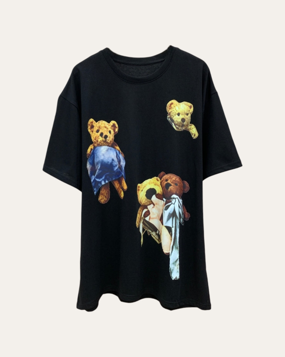 Teddy Graphic Oversized Tee - Zilvina