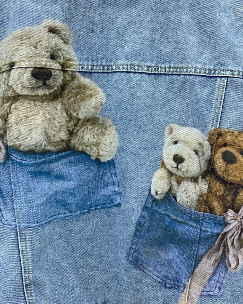 Teddy Pocket Denim Jacket - Zilvina