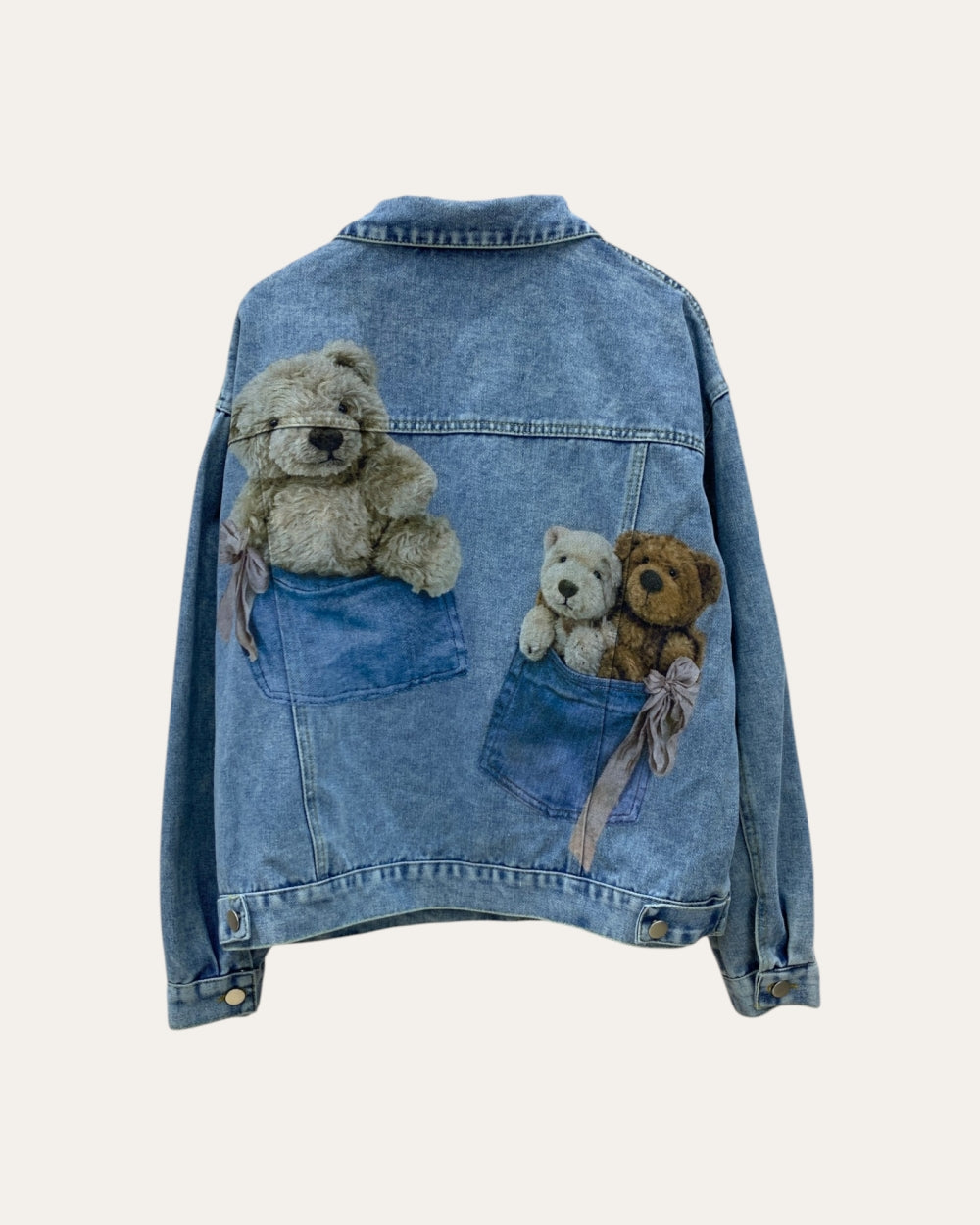 Teddy Pocket Denim Jacket - Zilvina