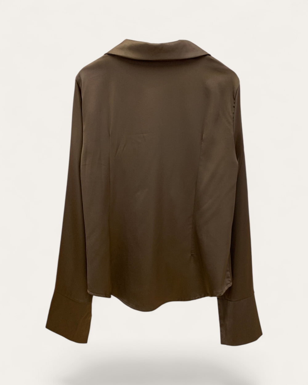 Tie Neck Long Sleeve Blouse - Zilvina