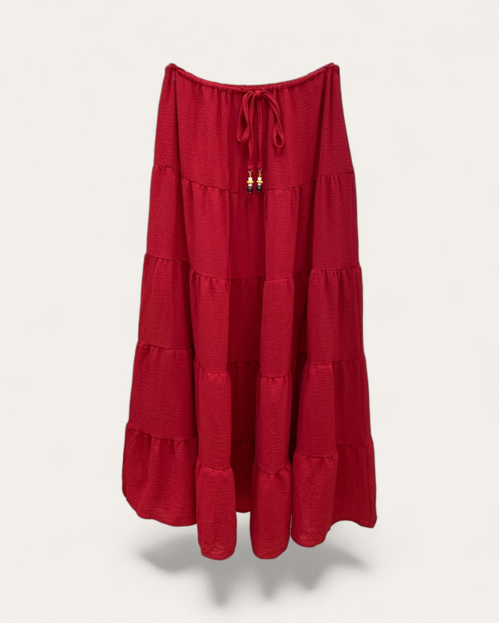 Tiered Boho Maxi Skirt - Zilvina