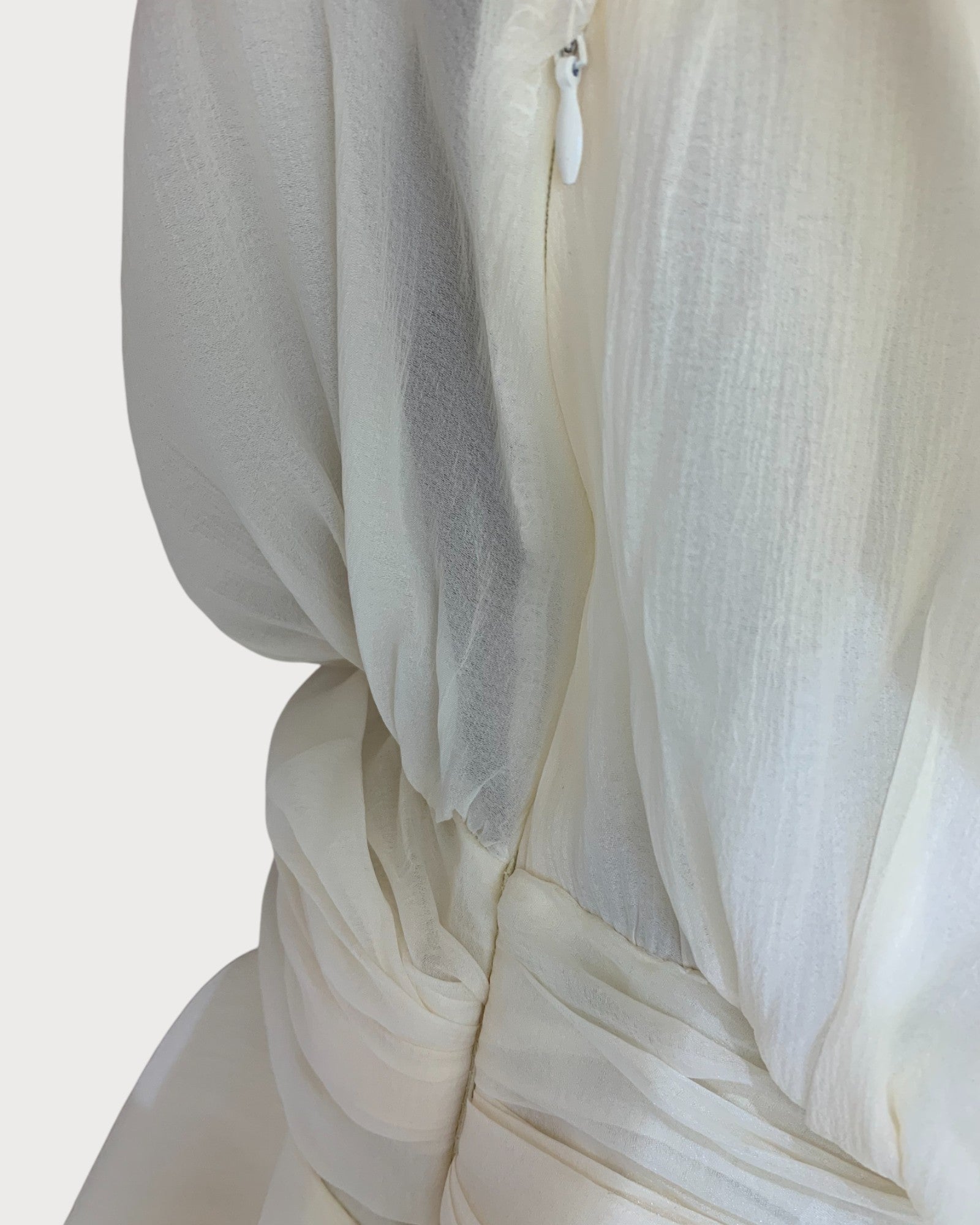 Tiered Ruffle Hem Off - Shoulder Mini Dress with Bow Detail - Zilvina