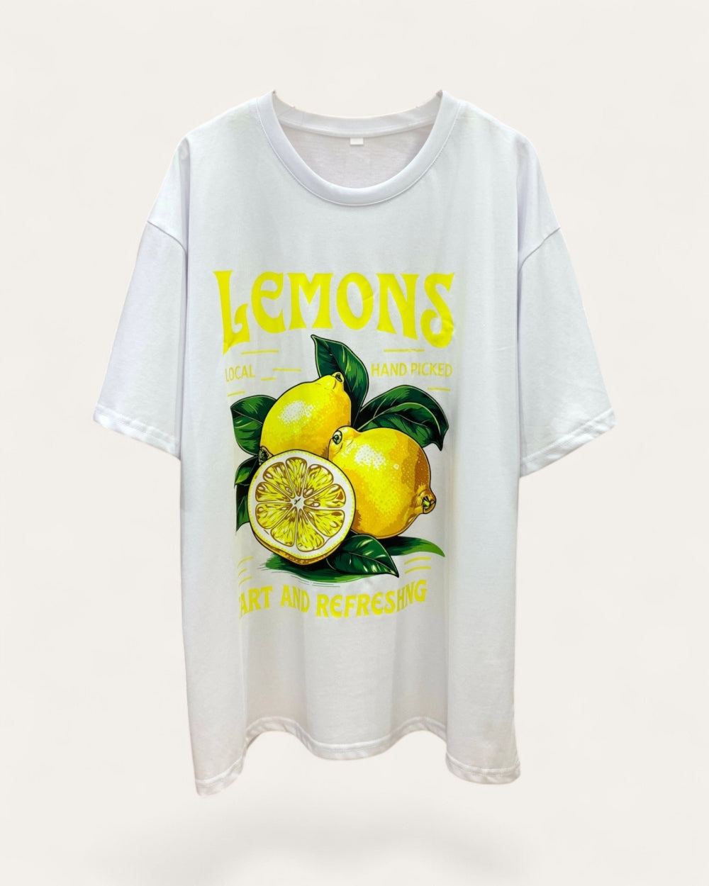 Vintage Lemon Market Graphic T-Shirt - Zilvina